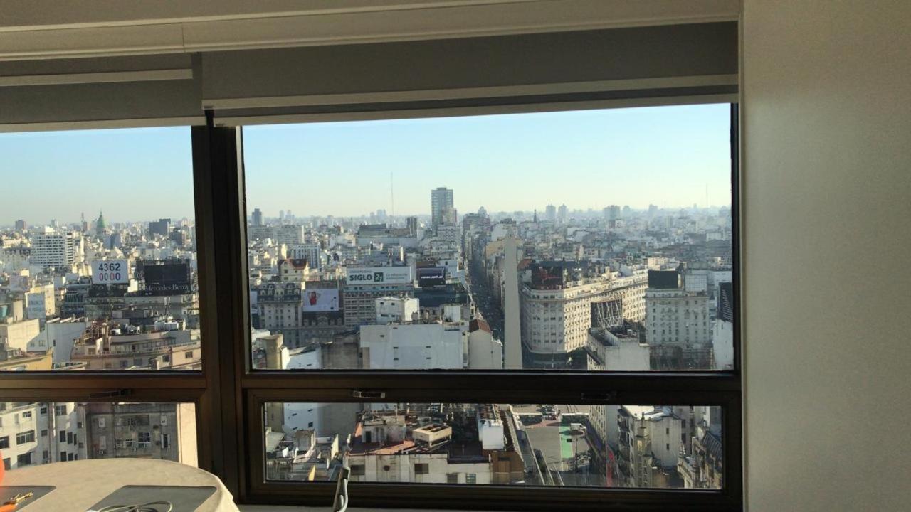 Que Mejor Vista Del Obelisco Piso A La Calle Corrientes بوينس آيرس المظهر الخارجي الصورة