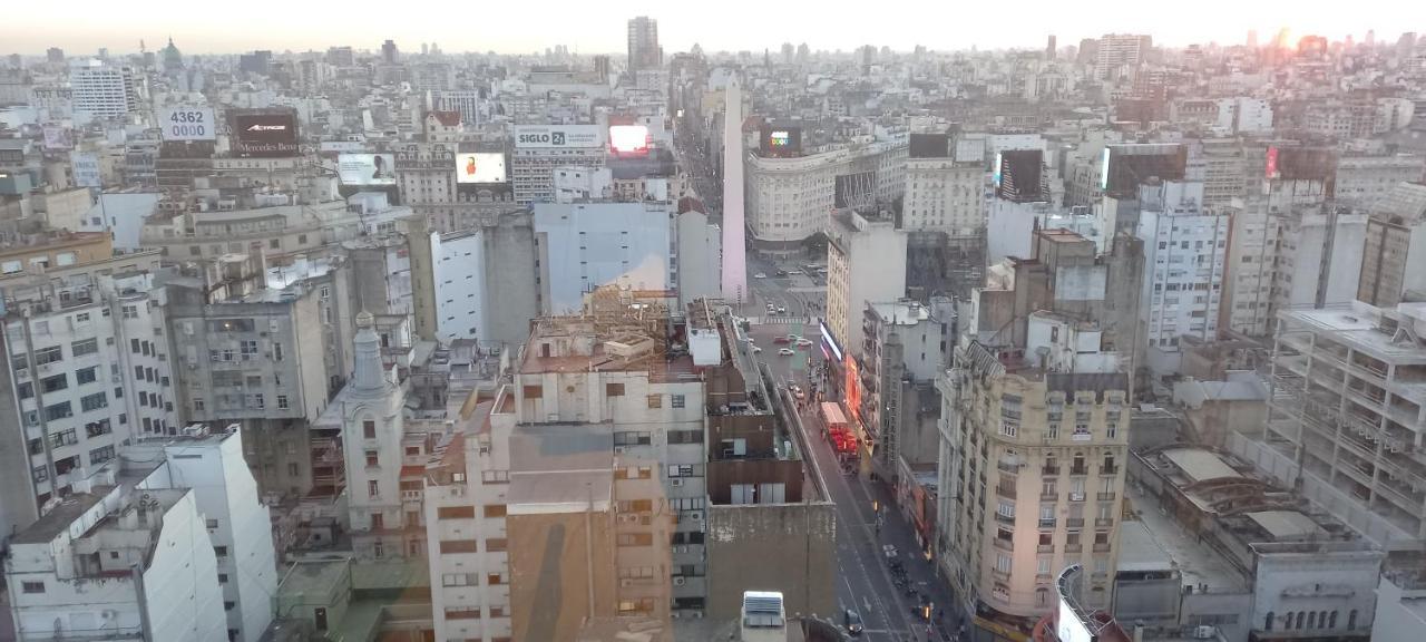 Que Mejor Vista Del Obelisco Piso A La Calle Corrientes بوينس آيرس المظهر الخارجي الصورة